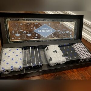 5 Pack Men's Sock Gift Set by Top Hat & Tails Clothing Co. London Size 8-12 US